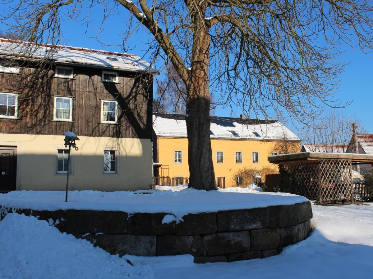 Comfy Apartment In Weissig With Garden Kültér fotó